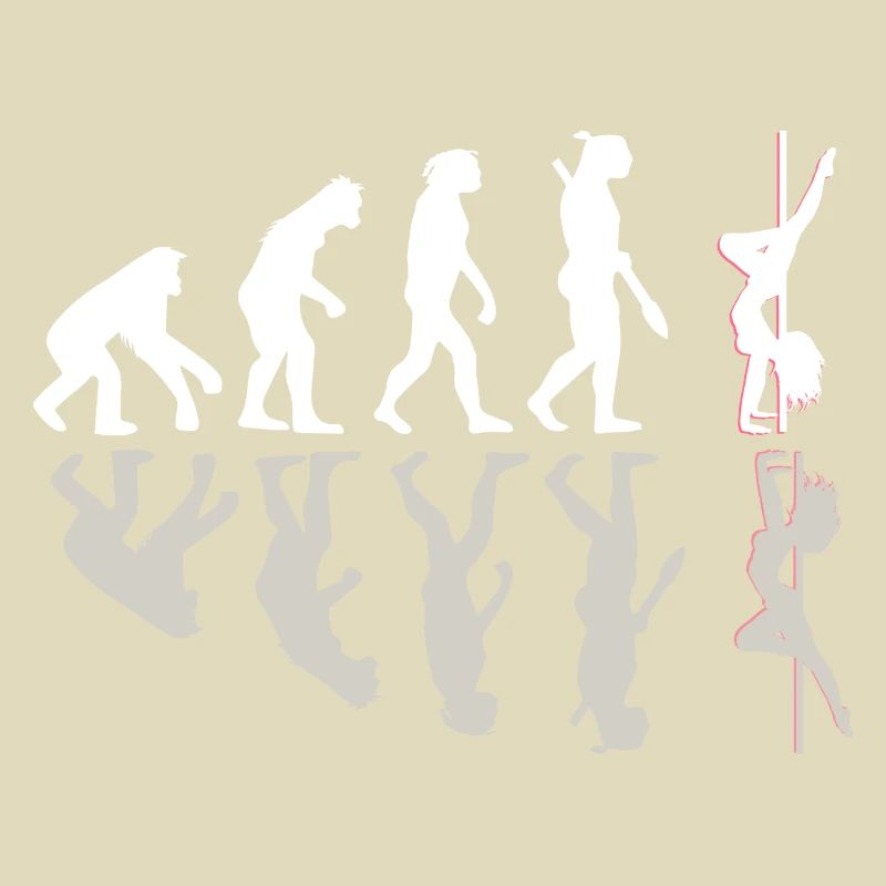 Pole Dance Evolution Geschenk Schatten