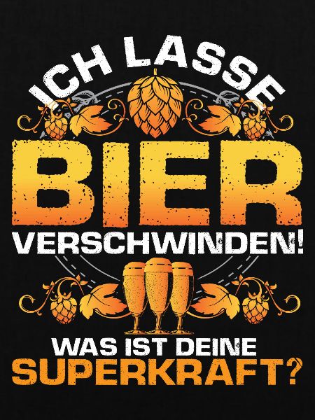 Ich lasse Bier verschwinden