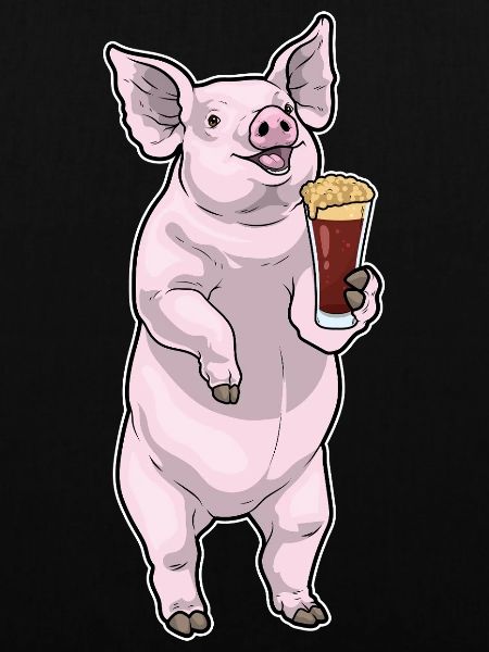 Schwein Bier