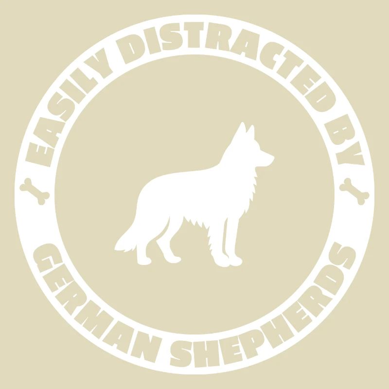 Easily distracted by German Shepherd