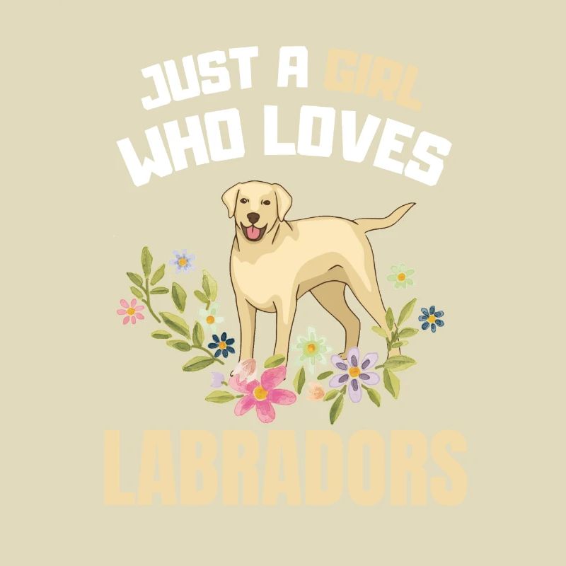 Hundehalter Blumen Hunde Mädchen Geschenk Labrador