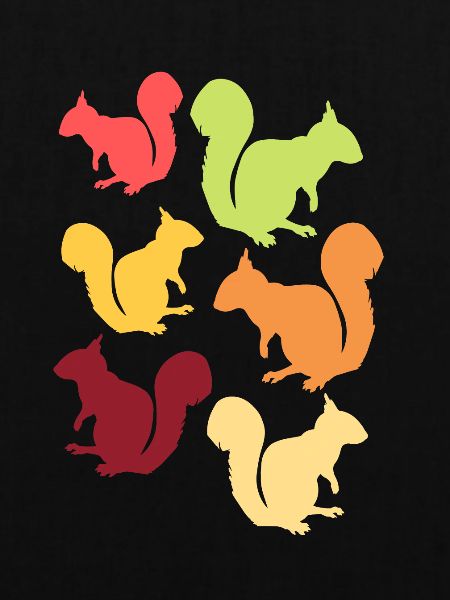 Retro Eichhörnchen