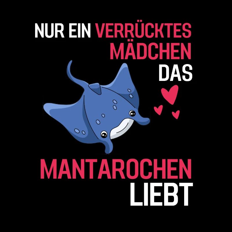 Rochen Mädchen Meerestier Geschenk Mantarochen