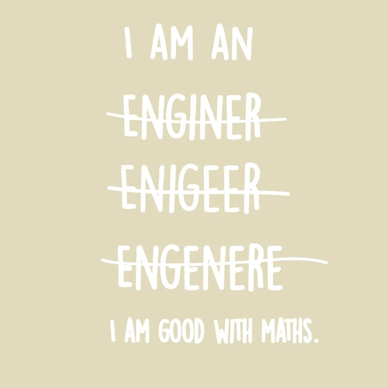 Funny engineer student math physics gift