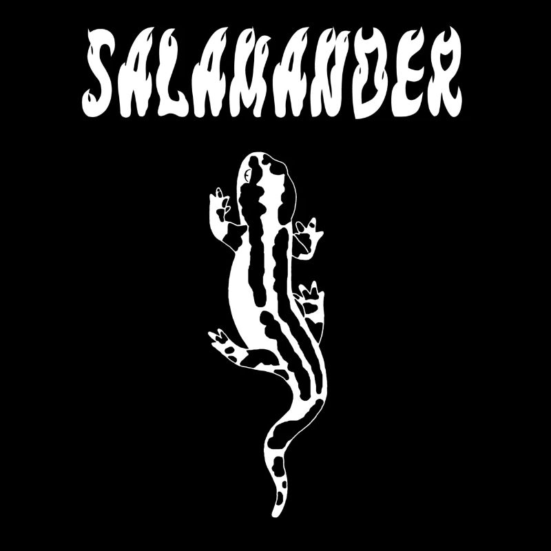 White salamander