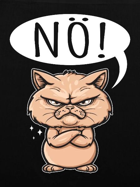 sowas von nö - katze sagt nein