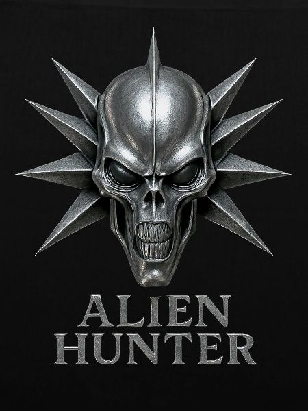 Alien Hunter Skull Emblem