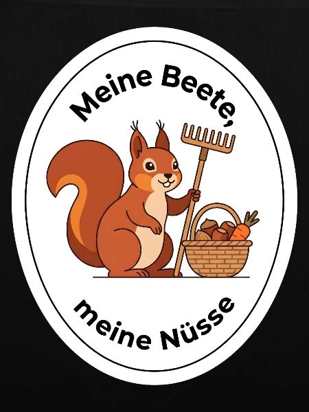 Gärtner Eichhörnchen Garten Beet Geschenk