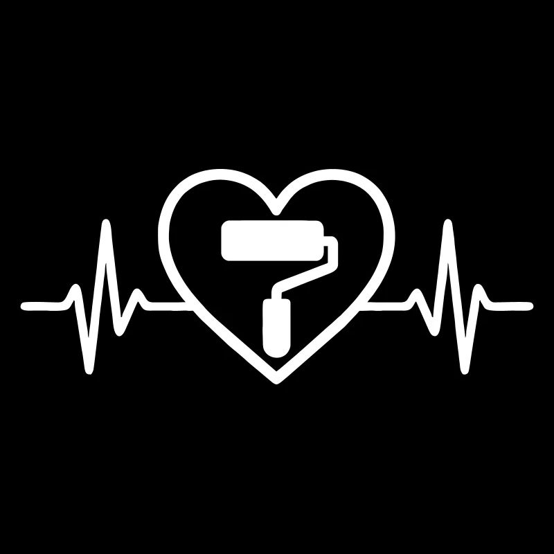 House Painter Roller Heart