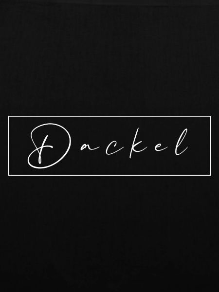 Dackel Minimalistisch