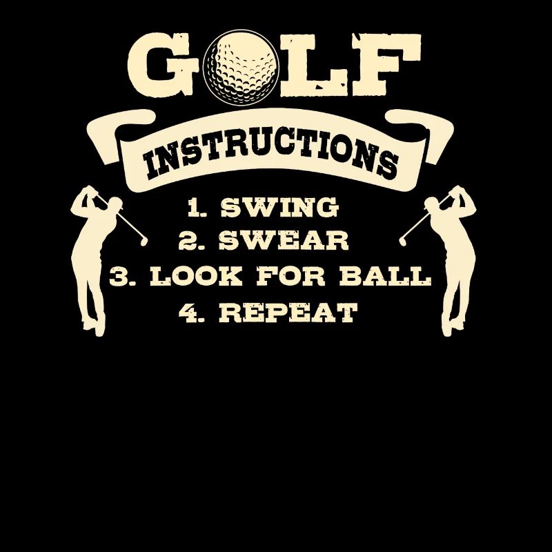 Golf Anleitung Geschenk Golfer T-Shirt
