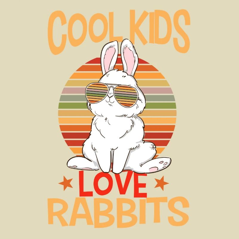 Coole Kinder Lieben Hasen Geschenk