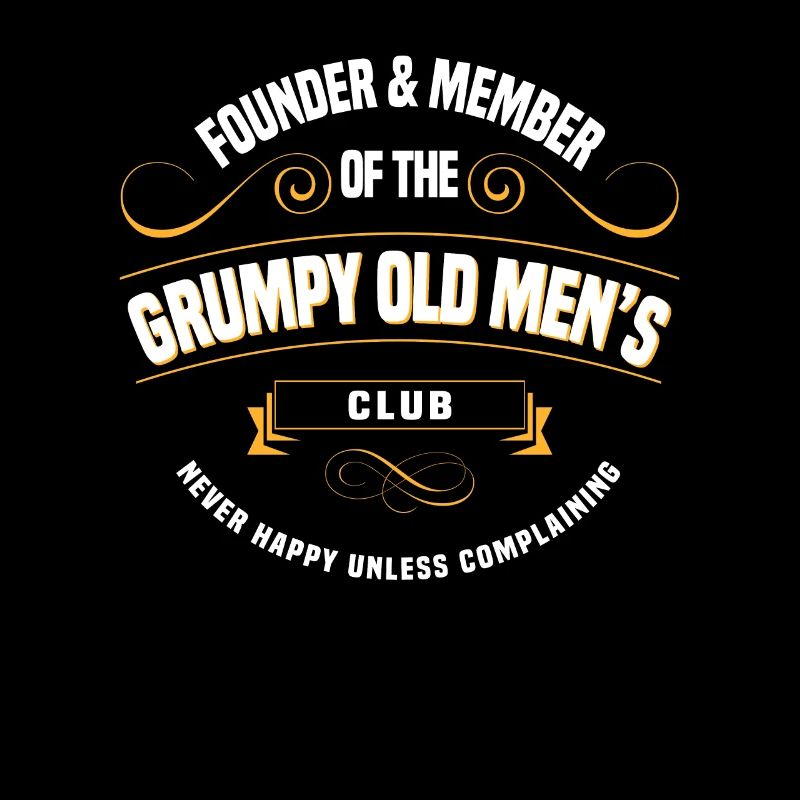 Grumpy old man