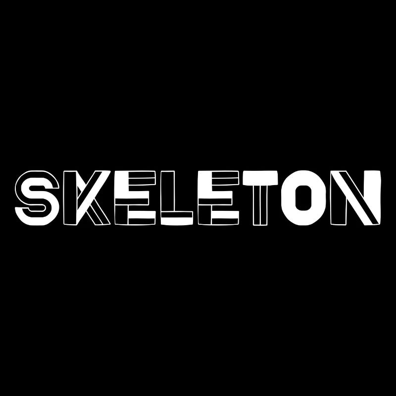 Tshirt skeleton