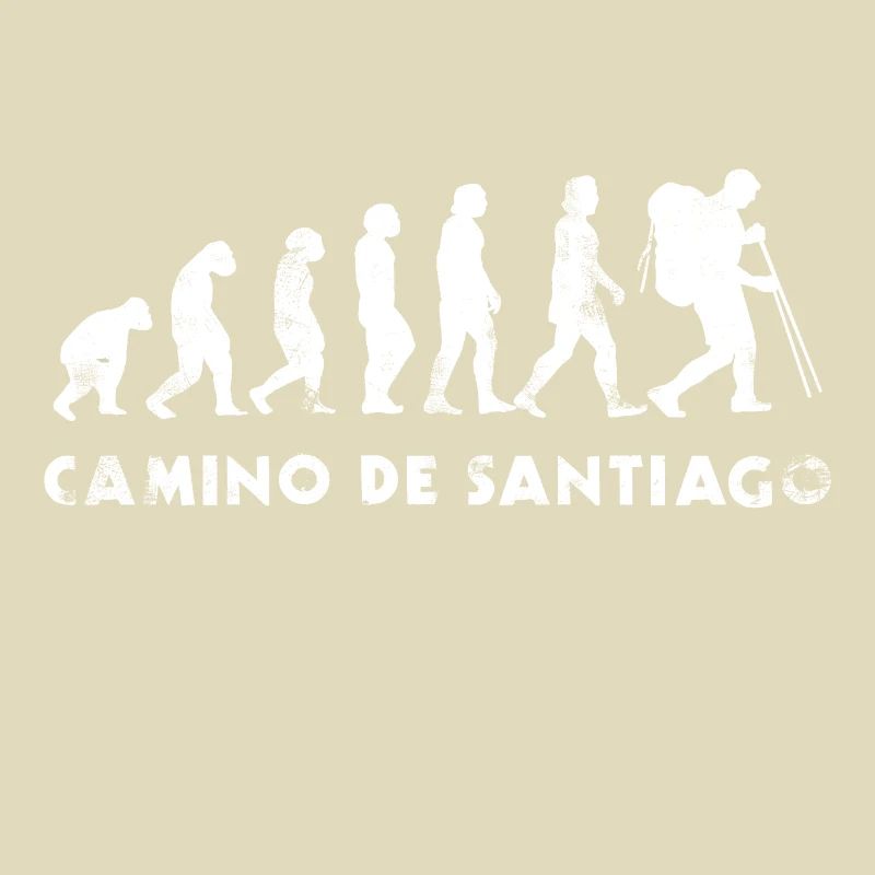Jakobsweg Evolution Pilger Wanderer Geschenkidee