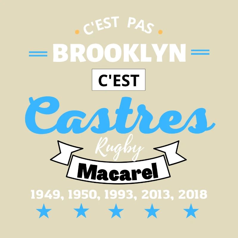 C'est pas Brooklyn c'est Castres Rugby.B