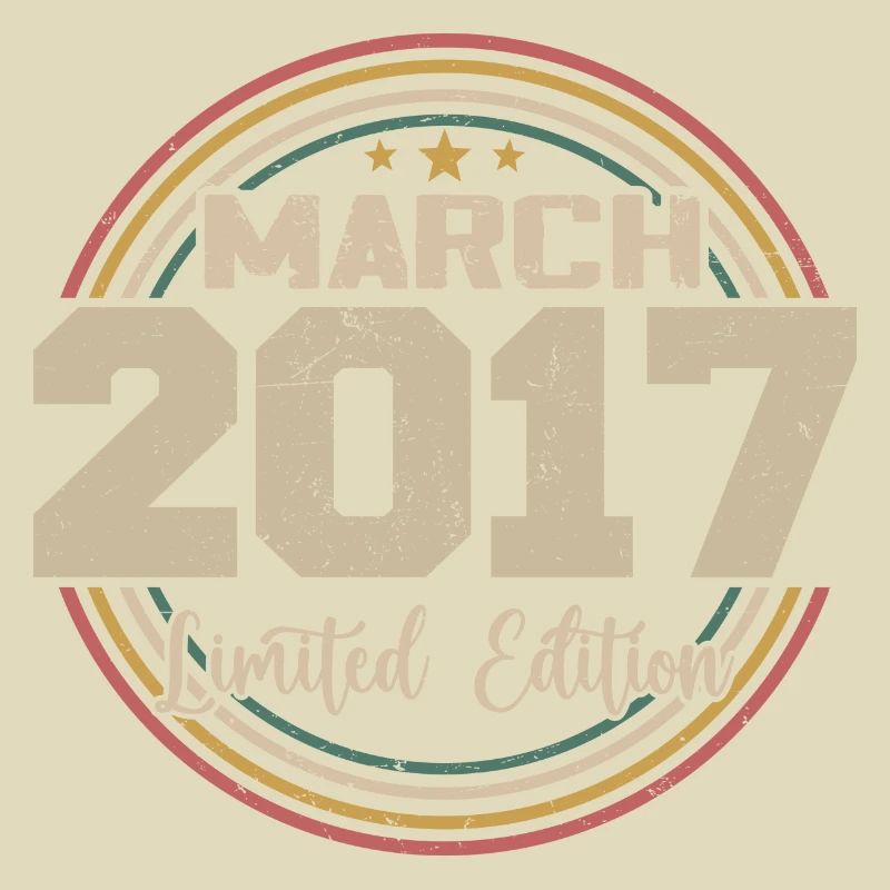 Awesome Since March 2017 Birthday 2017 Gift