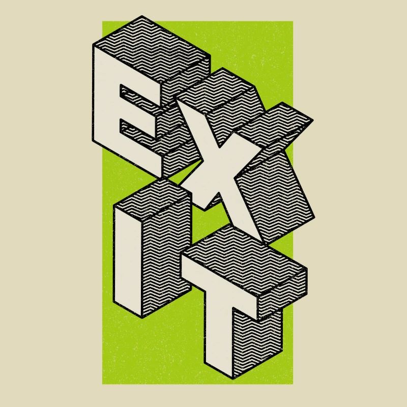 Exit - take the exit - in green