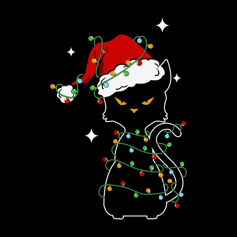 Noël Chat noir de Noël