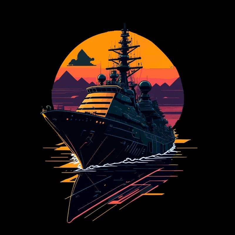 Kriegsschiff der Zerstörer