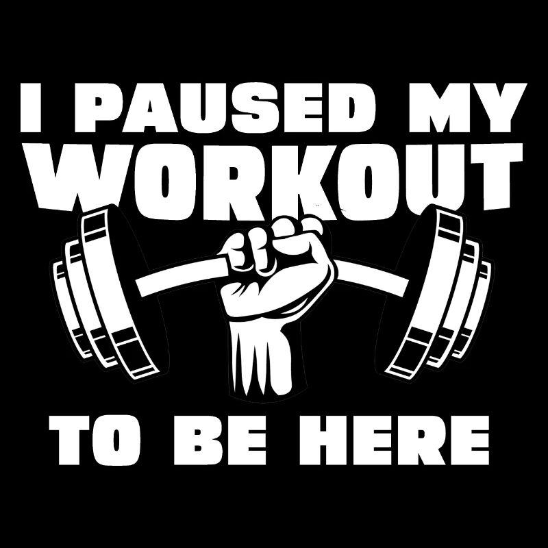 Ich unterbreche mein Training um hier zu sein