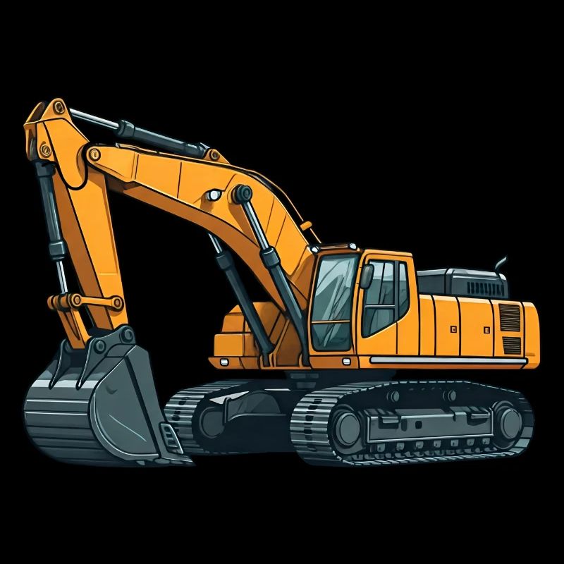 Bagger Baustelle Bauarbeiter Baggerfahrer