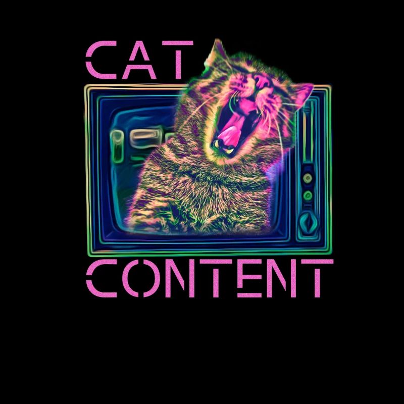 Cat Content - Katzen Motiv - Katzen Content