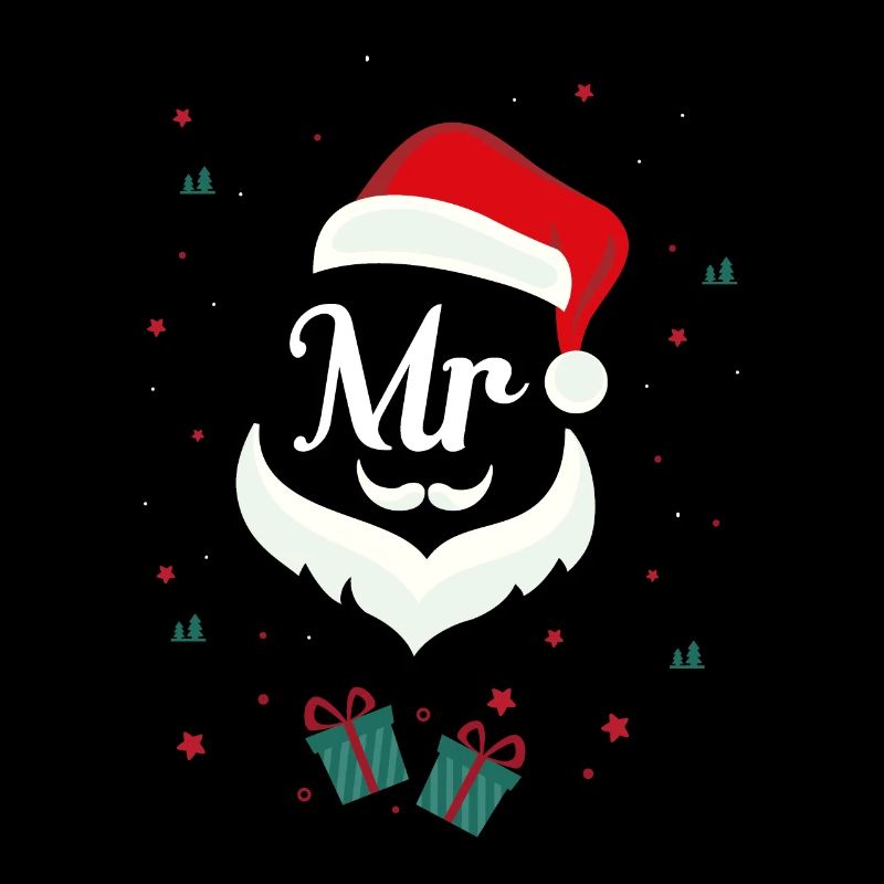 Mr and Mrs Santa Claus Pyjamas Matching Couples