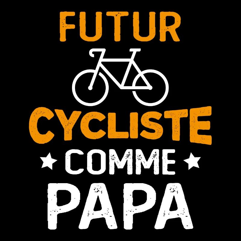 Futur cycliste comme papa