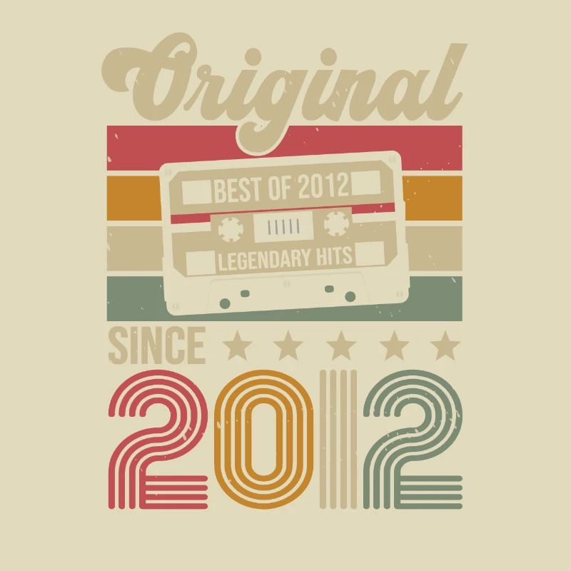 Vintage Geburtstag Original Geschenkidee 2012