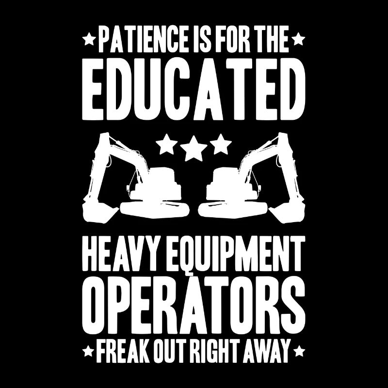 Baggerfahrer Baggerführer Heavy Equipment Operator
