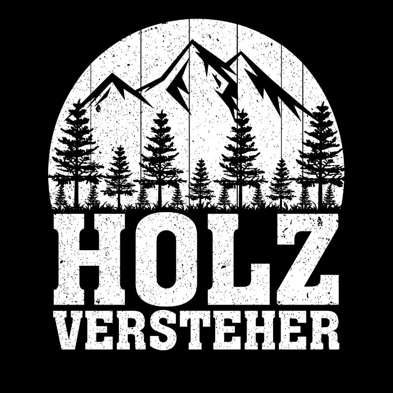 Holzversteher Chainsaw Retro Forest Woodworker