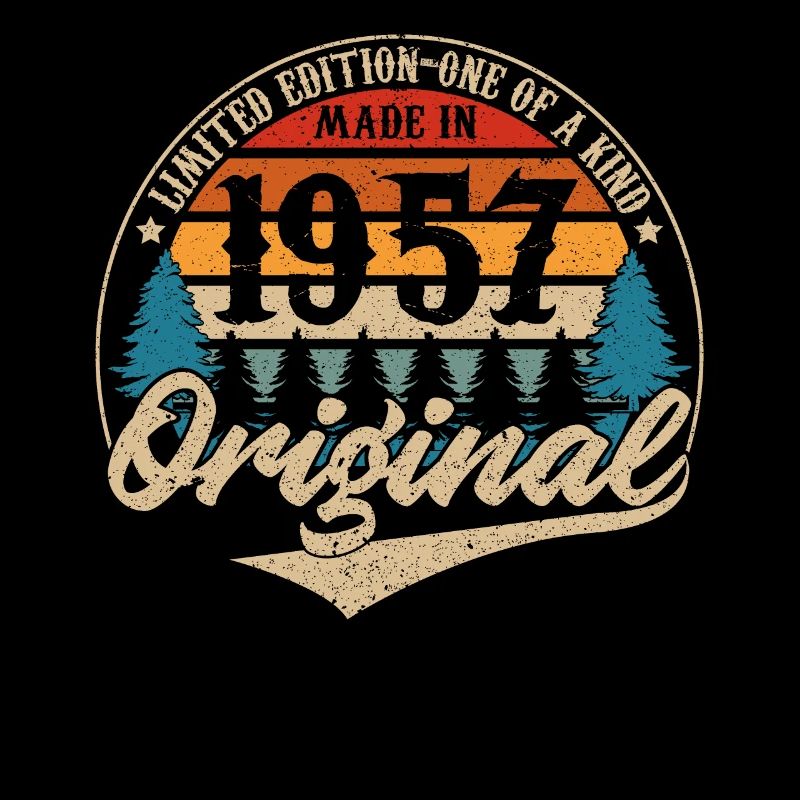 Vintage Geburtstag Geschenkidee Original 1957