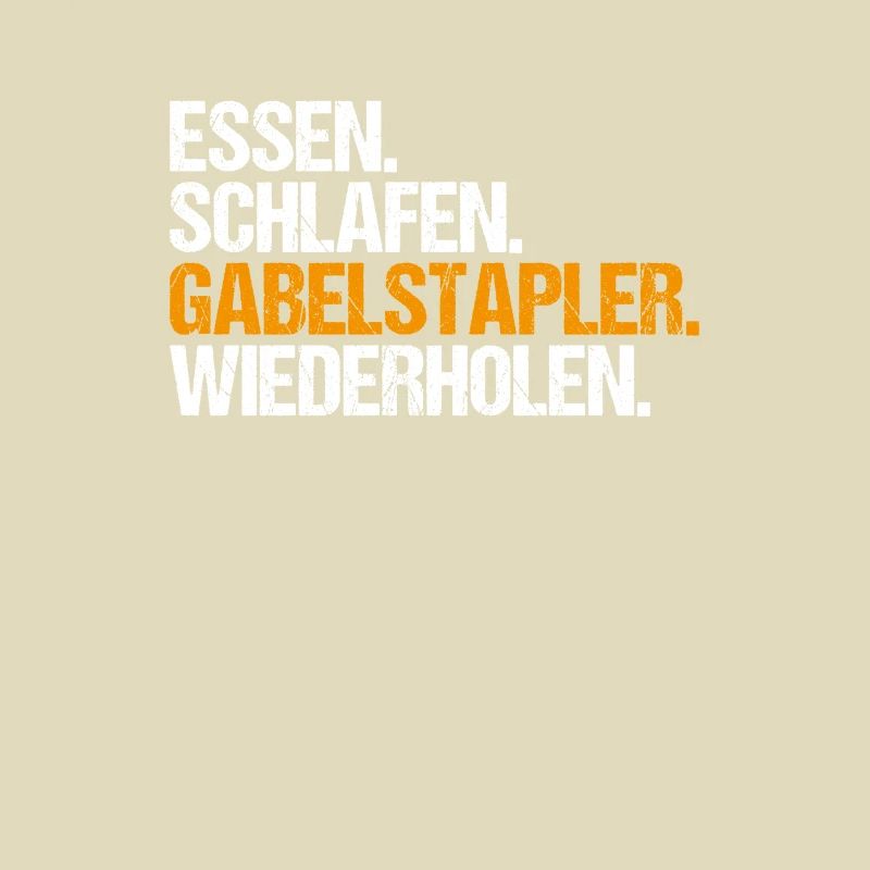 Staplerfahrer Gabelstaplerfahrer Forklift Operator