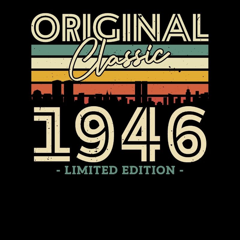 Vintage Geburtstagsgeschenk 1946 Klassisch