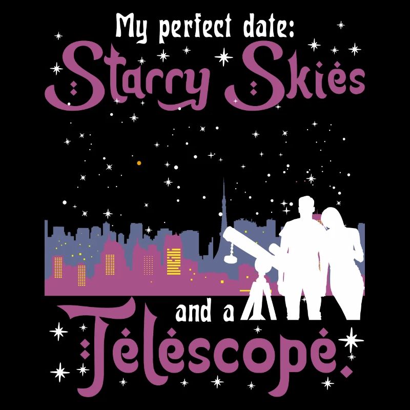 Mein perfektes Date: Sternenhimmel und ein Teleskop.