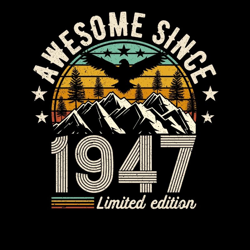 Millésime 77e anniversaire 1947