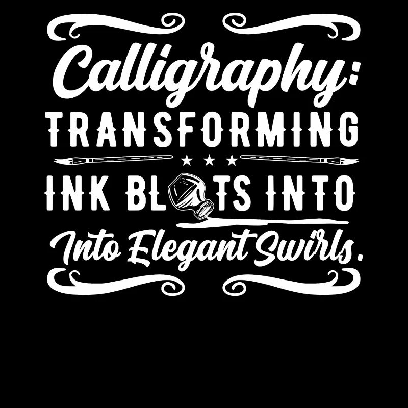 transforming ink blots into elegant swirls