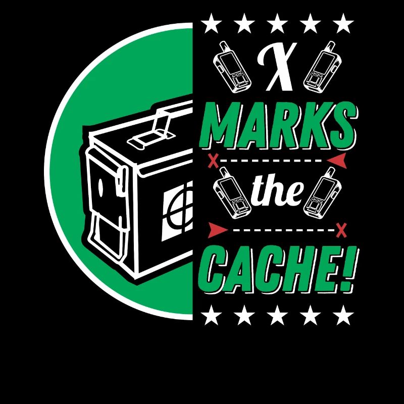 X markiert den Cache!