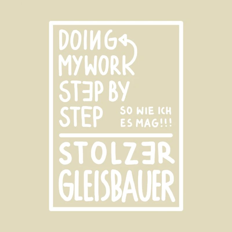 Stolzer Gleisbauer