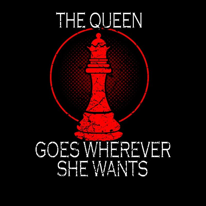 Chess queen queen