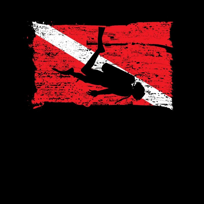 Scuba Diving Flag vintage Divers gift