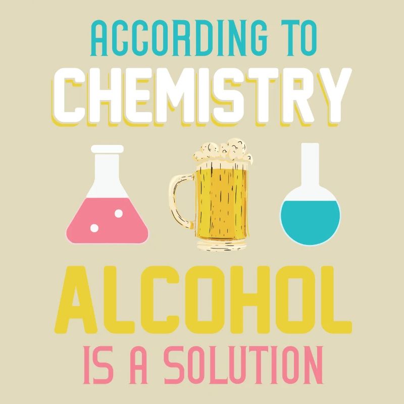 Selon la chimie, l’alcool est une solution