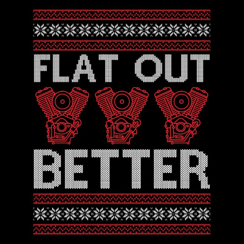 Ugly Christmas Engine Car Tuning - Flat Out Better