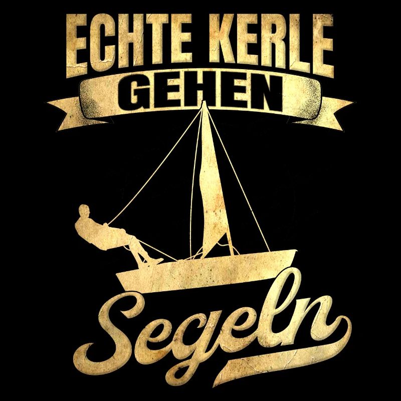 Segler Segelboot Meer Vintage Echte Kerle Gehen