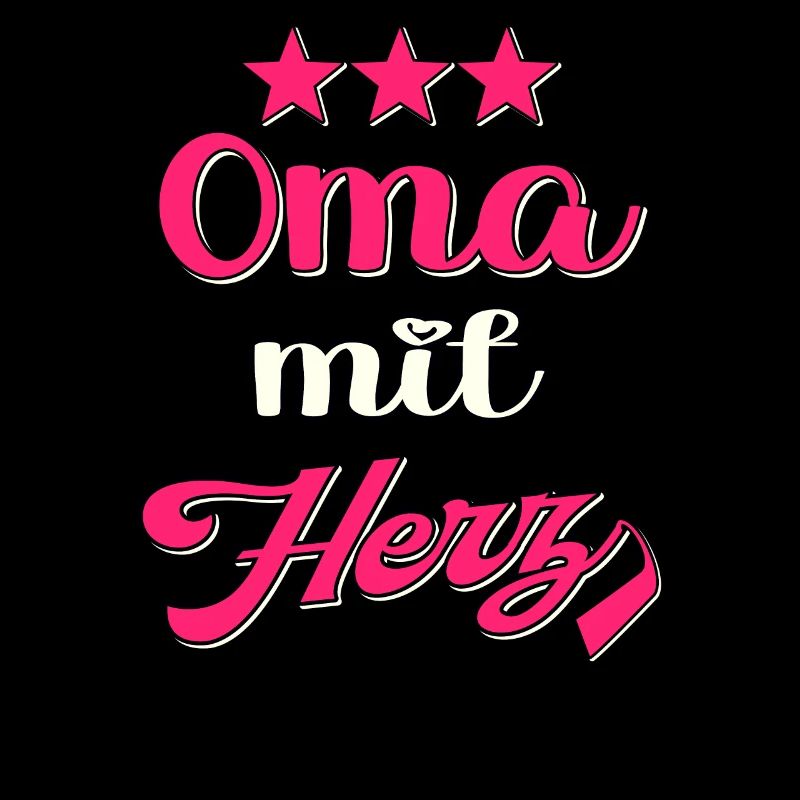 Oma mit Herz Großmutter