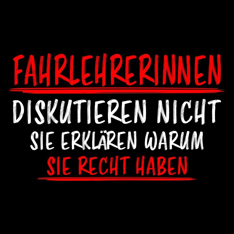Fahrlehrerin Fahrschullehrerin Fun Spruch Geschenk