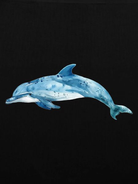 Aquarell Delphin
