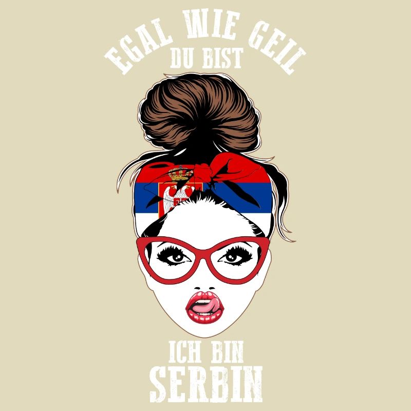 Serbe Serbisches Serbin Serbien