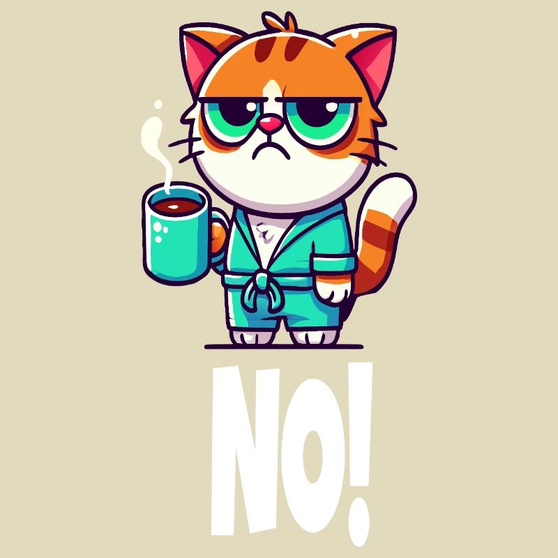 Chat"NON ! »